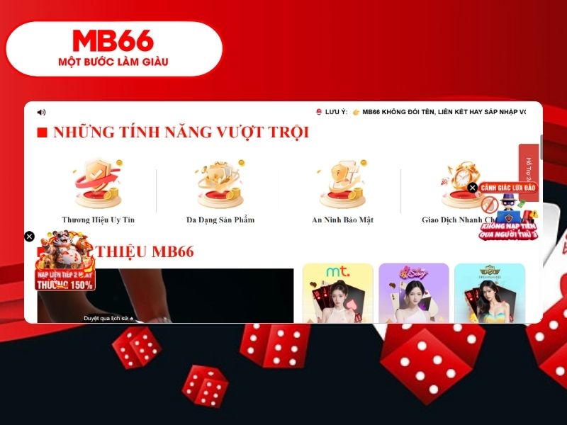 Điểm nổi bật tạo nên thương hiệu mb66