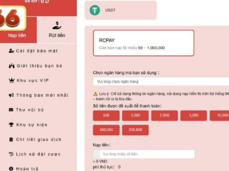 Cách nạp tiền an toàn hiệu quả